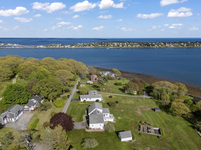 14 Merriconeag Ln, Harpswell, ME 04079 - aerial view of property's location featuring a large body of water