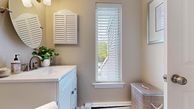 17 Cammock Rd Unit 17, Scarborough, ME 04074 - bathroom featuring baseboard heating and vanity