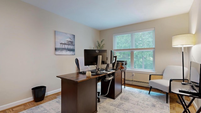 17 Cammock Rd Unit 17, Scarborough, ME 04074 - home office with baseboards and baseboard heating