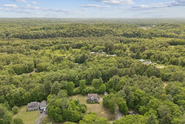 26 Serenity Ln, Topsham, ME 04086 - aerial view of a heavily wooded area