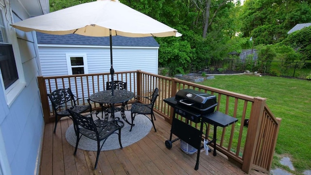 23 Rudman Rd, Portland, ME 04102 - deck featuring area for grilling