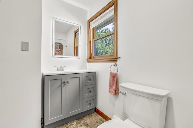 60 Evergreen Dr, Hermon, ME 04401 - bathroom featuring toilet and vanity