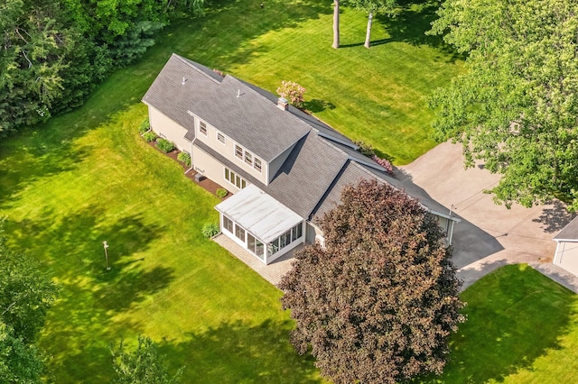 60 Evergreen Dr, Hermon, ME 04401 - view from above of property