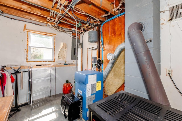 77 Toothaker Pond Rd, Phillips, ME 04966 - basement featuring electric panel