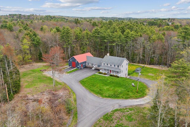 20 Motorcycle Dr, Windham, ME 04062 - view from above of property featuring a forest