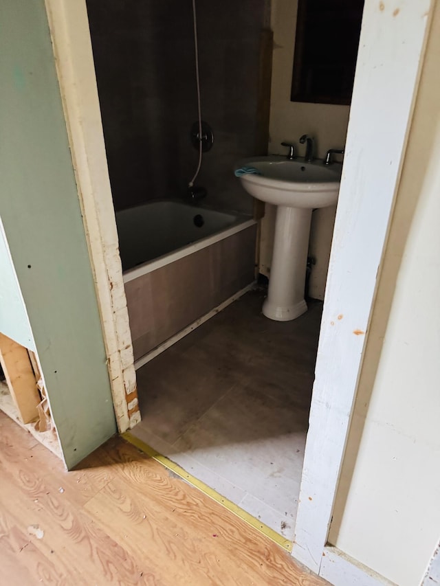156 Railroad St, Clinton, ME 04927 - full bath featuring a sink and tub / shower combination