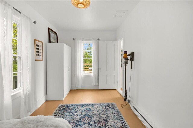 276 N Sedgwick Rd, Sedgwick, ME 04676 - entrance foyer featuring light wood-style flooring