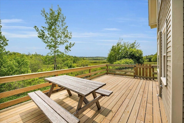 276 N Sedgwick Rd, Sedgwick, ME 04676 - deck featuring outdoor dining space