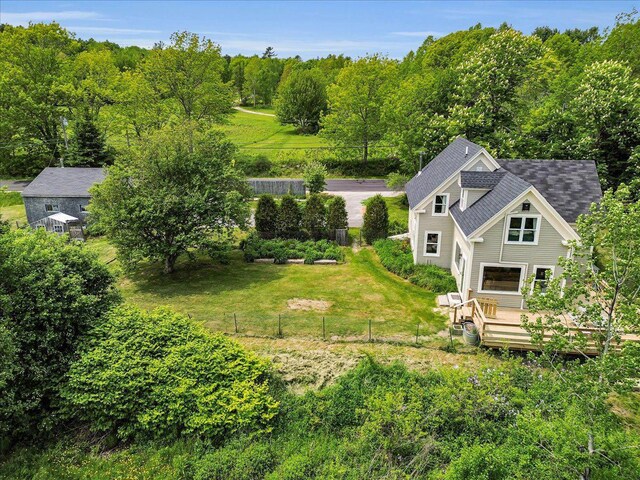 276 N Sedgwick Rd, Sedgwick, ME 04676 - aerial view of property and surrounding area