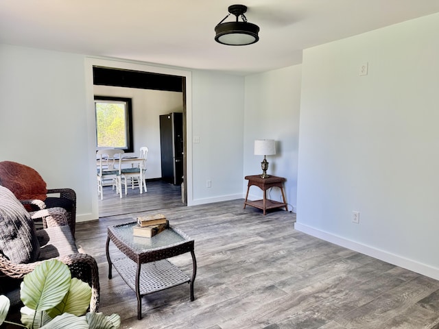 338 River Rd, Bucksport, ME 04416 - living area with wood finished floors and baseboards