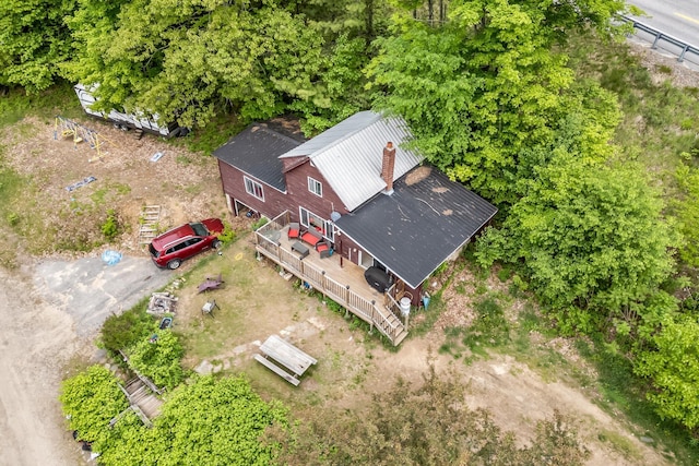54 Old Canton Rd, Dixfield, ME 04224 - aerial view of property and surrounding area