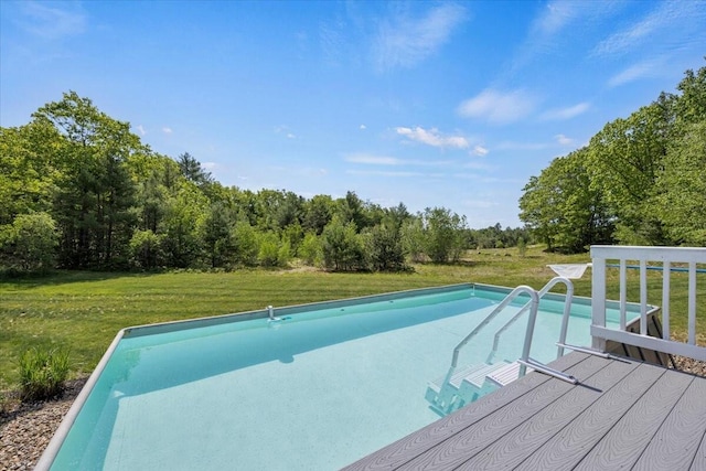 64 New Settlement Rd, Hiram, ME 04041 - swimming pool with a lawn