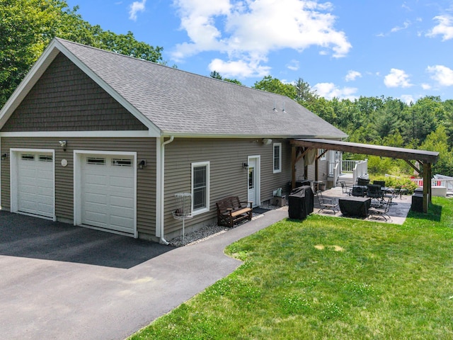 64 New Settlement Rd, Hiram, ME 04041 - view of garage