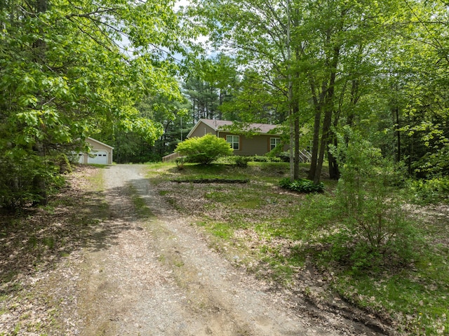 155 Crystal Cv, Waldoboro, ME 04572 - view of yard featuring dirt driveway