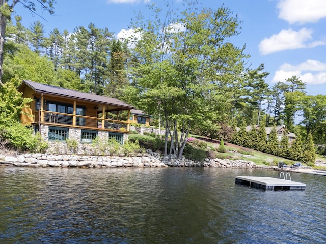 134 Zakelo Rd, Harrison, ME 04040 - dock with a water view