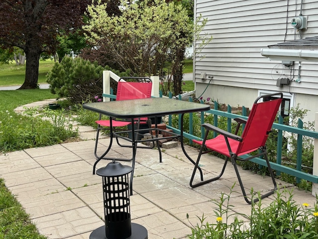 16 Steamboat St, Calais, ME 04619 - view of patio / terrace with outdoor dining space