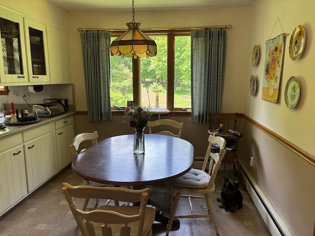 16 Steamboat St, Calais, ME 04619 - dining room featuring baseboard heating
