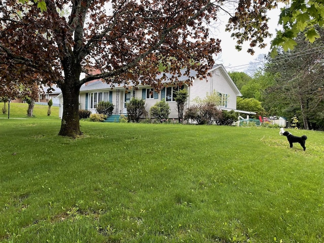 16 Steamboat St, Calais, ME 04619 - view of front of house featuring a front yard