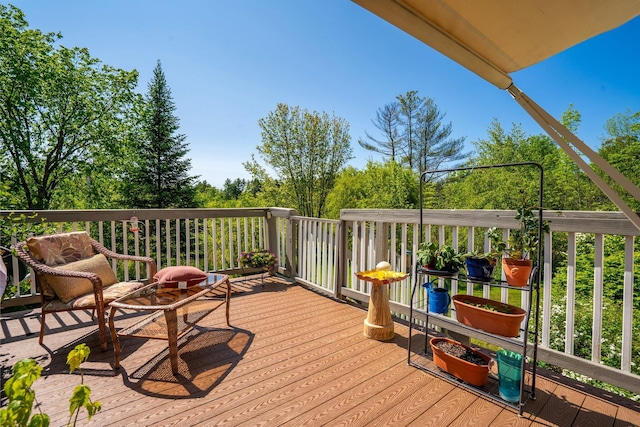 129 Lawrence Rd, Gray, ME 04039 - view of wooden deck