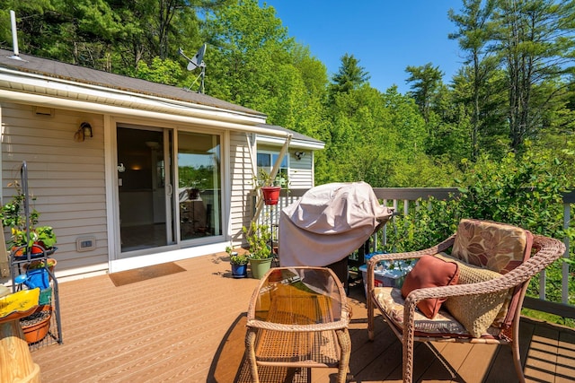 129 Lawrence Rd, Gray, ME 04039 - view of deck
