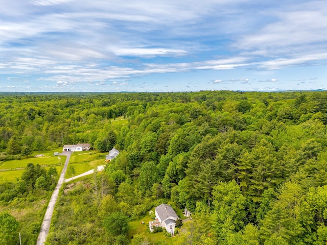 129 Lawrence Rd, Gray, ME 04039 - bird's eye view of a heavily wooded area