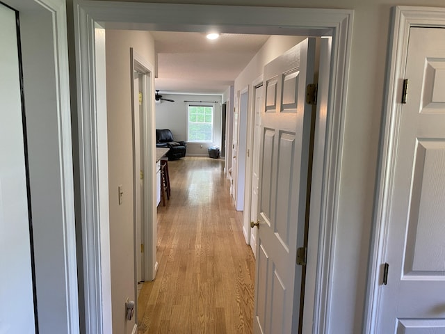 12 Cromwell Dr, Orono, ME 04473 - hallway featuring light wood finished floors