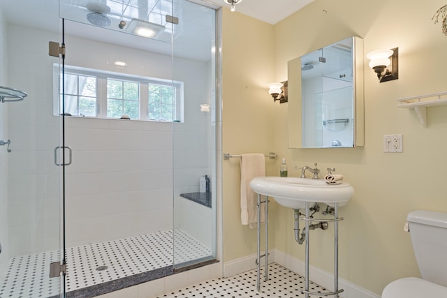 496 Coles Hill Rd, Wells, ME 04090 - full bathroom with a stall shower and toilet