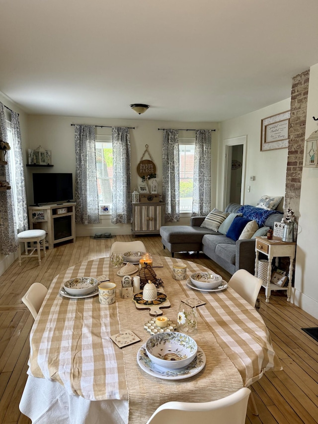 5 Columbia St, Augusta, ME 04330 - dining room featuring hardwood / wood-style flooring and plenty of natural light