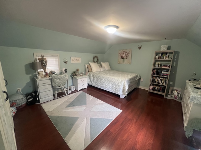 5 Columbia St, Augusta, ME 04330 - bedroom featuring vaulted ceiling and wood finished floors