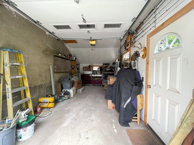 121 Bolton St, Portland, ME 04102 - garage featuring a garage door opener