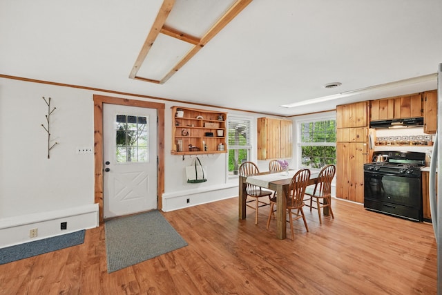 14 Greenleaf Ln, Monmouth, ME 04259 - dining room featuring light wood-style flooring and baseboards