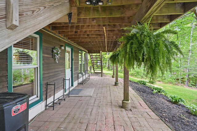 14 Greenleaf Ln, Monmouth, ME 04259 - view of patio