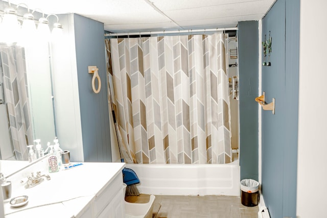 50 Green St, Biddeford, ME 04005 - bathroom featuring vanity and shower / tub combo