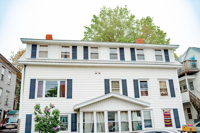 50 Green St, Biddeford, ME 04005 - view of front of house featuring a chimney