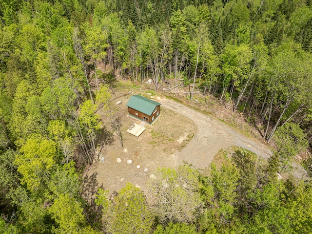 105 Gales Rd, Abbot, ME 04406 - view from above of property featuring a forest