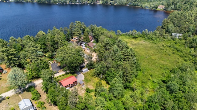 23 E Eleanor Ave, Standish, ME 04084 - drone / aerial view of a large body of water and a forest