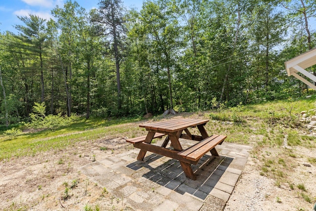 23 E Eleanor Ave, Standish, ME 04084 - view of patio / terrace featuring outdoor dining space