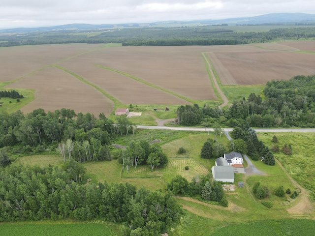 228 Mcburnie Rd, Presque Isle, ME 04769 - aerial view of sparsely populated area featuring rows of crops