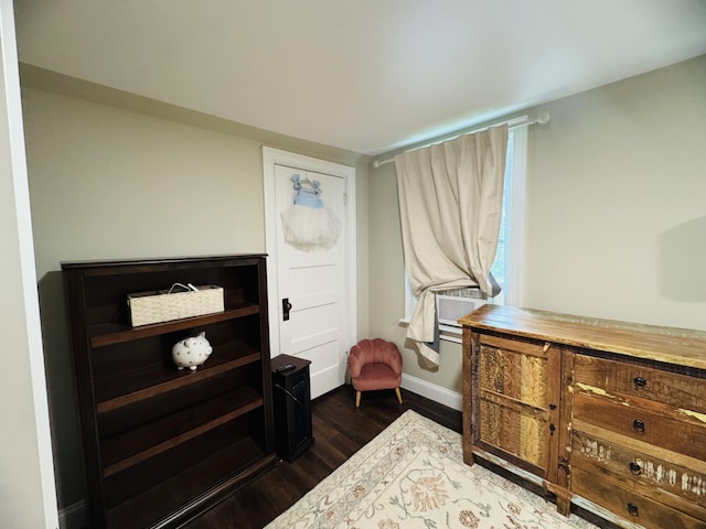 228 Mcburnie Rd, Presque Isle, ME 04769 - foyer entrance with dark wood-style flooring and baseboards