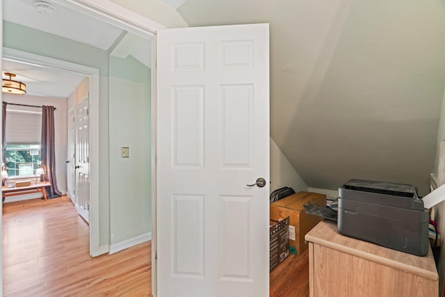 194 Larkin St, Bangor, ME 04401 - home office with light wood-style flooring