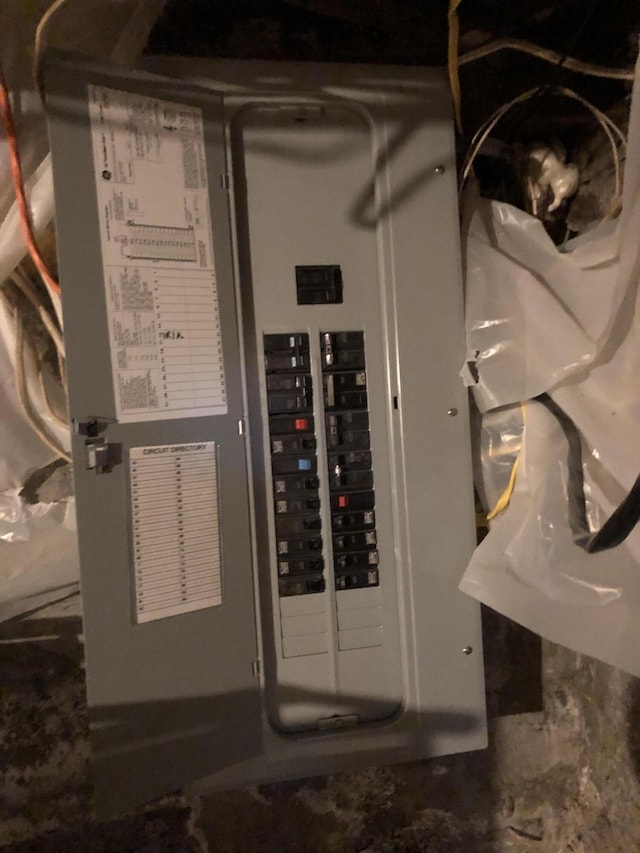 194 Larkin St, Bangor, ME 04401 - utility room featuring electric panel