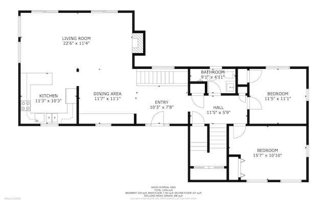 363 Winthrop Center Rd, Winthrop, ME 04364 - property floor plan