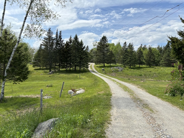 25 Raccoon Rd, Cushing, ME 04563 - view of dirt / gravel road