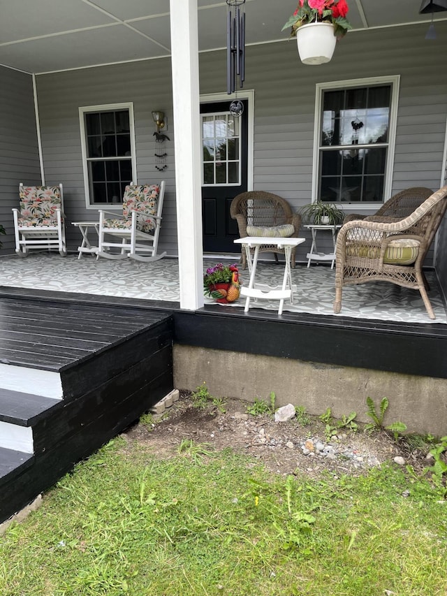 25 Raccoon Rd, Cushing, ME 04563 - view of porch