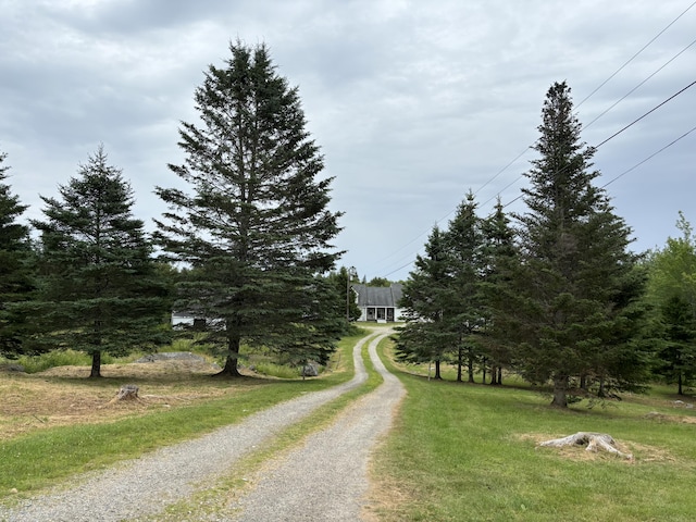 25 Raccoon Rd, Cushing, ME 04563 - view of dirt / gravel driveway