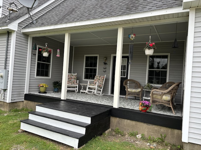25 Raccoon Rd, Cushing, ME 04563 - view of wooden porch