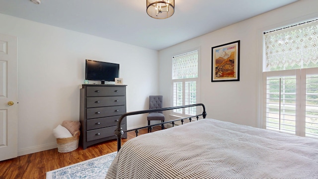 176 Weeks Rd, Gorham, ME 04038 - bedroom featuring wood finished floors and baseboards