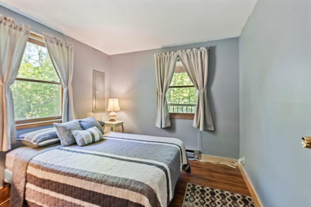 125 Lone Indian Trl, Augusta, ME 04330 - bedroom with baseboards and wood finished floors