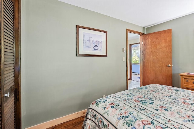 125 Lone Indian Trl, Augusta, ME 04330 - bedroom featuring baseboards and wood finished floors
