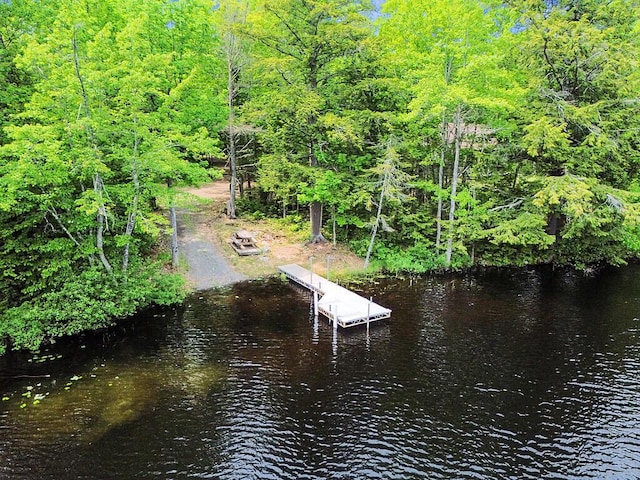 125 Lone Indian Trl, Augusta, ME 04330 - dock area with a water view